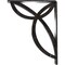 Ekena Millwork Versailles Wrought Iron Bracket, (Triple center brace), Antiqued Silver 2"W x 7 1/2"D x 10"H BKTM02X07X10TVEASV - alternate 7
